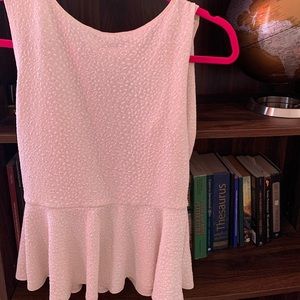 Backless glitter blouse